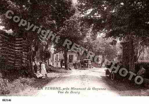 Ville de LAVERGNE, carte postale ancienne