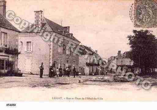 Ville de LIGLET, carte postale ancienne