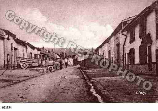 Ville de LIONDEVANTDUN, carte postale ancienne