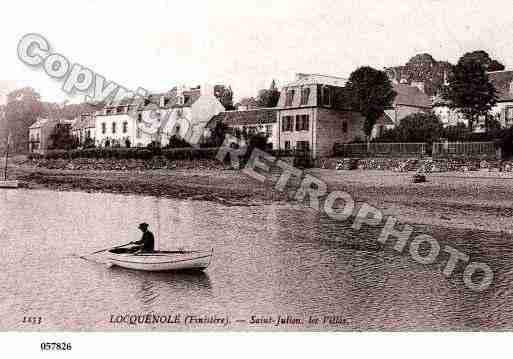 Ville de LOCQUENOLE, carte postale ancienne Ville de LOCQUENOLE, carte postale ancienne