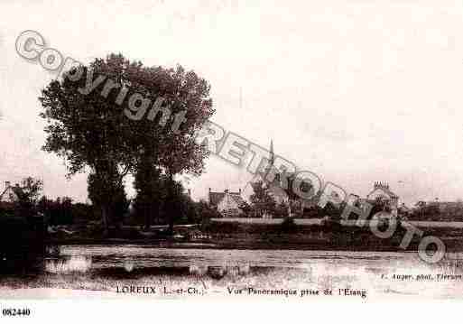 Ville de LOREUX, carte postale ancienne