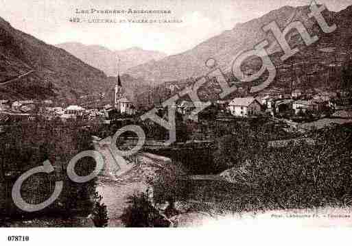 Ville de LUZENAC, carte postale ancienne