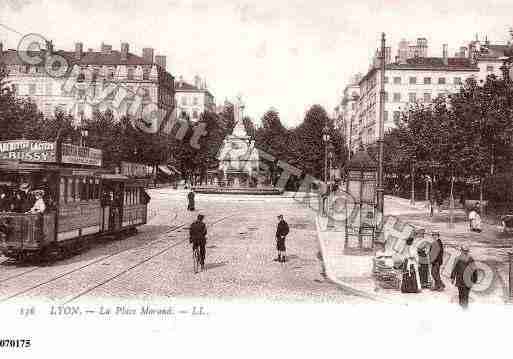 Ville de LYON, carte postale ancienne