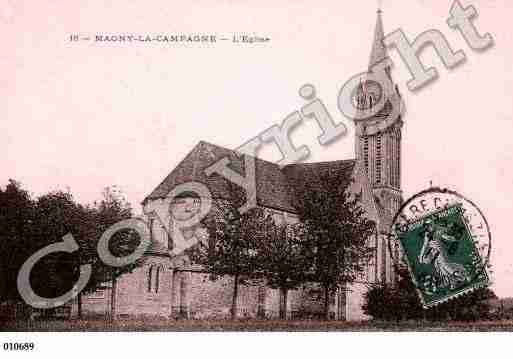 Ville de MAGNYLACAMPAGNE, carte postale ancienne