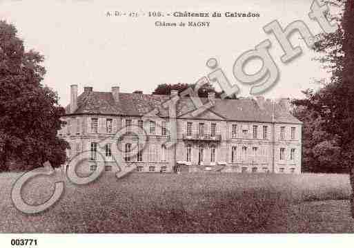 Ville de MAGNYLACAMPAGNE, carte postale ancienne