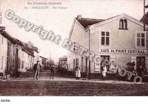 Ville de MALLELOY, carte postale ancienne