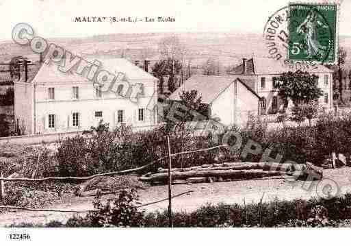 Ville de MALTAT, carte postale ancienne