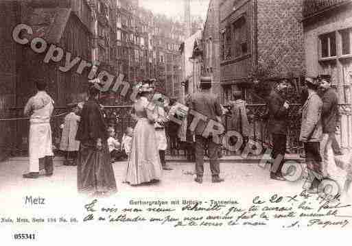 Ville de METZ, carte postale ancienne