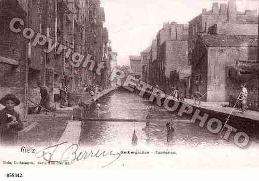 Ville de METZ, carte postale ancienne