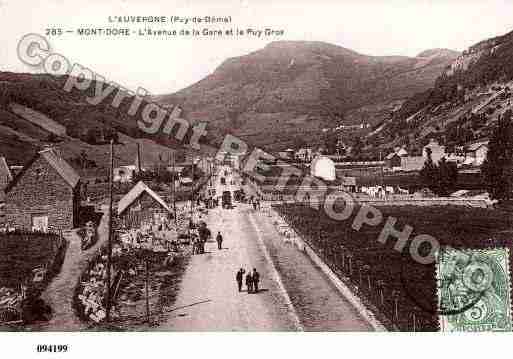 Ville de MONTDORE, carte postale ancienne