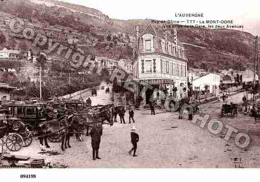 Ville de MONTDORE, carte postale ancienne