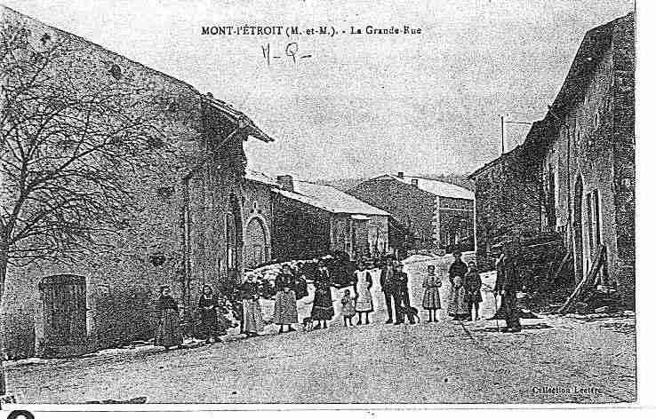 Ville de MONTL'ETROIT, carte postale ancienne