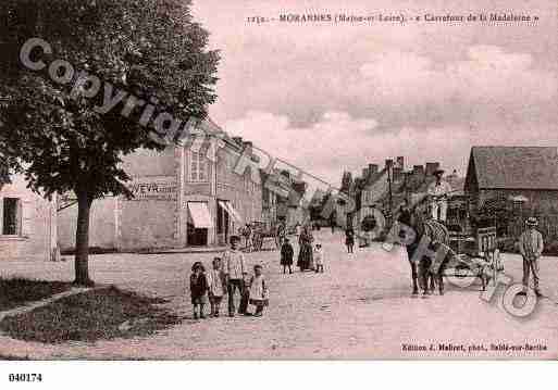 Ville de MORANNES, carte postale ancienne