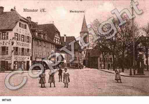 Ville de MUNSTER, carte postale ancienne
