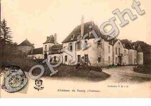 Ville de NAILLY, carte postale ancienne