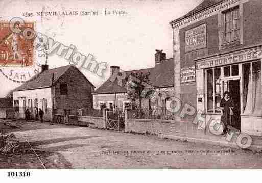 Ville de NEUVILLALAIS, carte postale ancienne