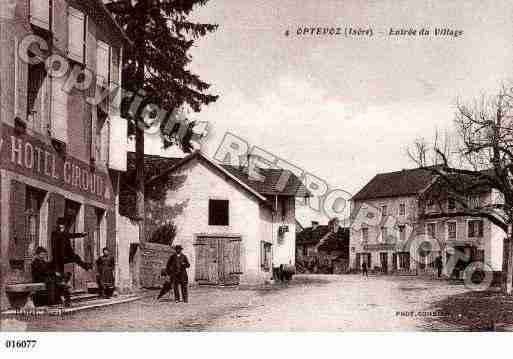 Ville de OPTEVOZ, carte postale ancienne