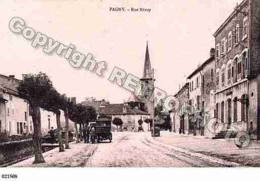 Ville de PAGNYSURMOSELLE, carte postale ancienne