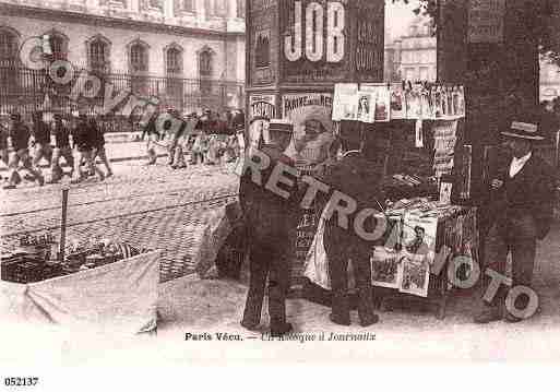 Ville de PARISVECU, carte postale ancienne