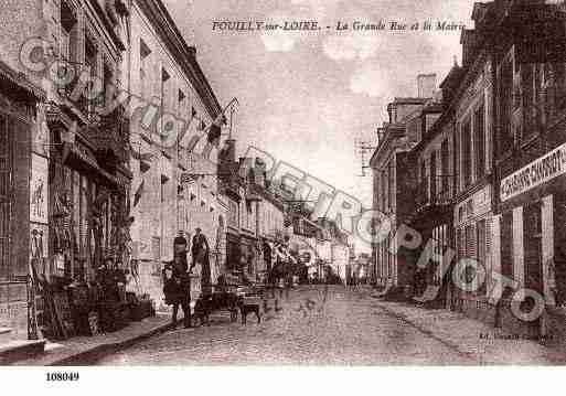 Ville de POUILLYSURLOIRE, carte postale ancienne