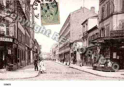 Ville de PUTEAUX, carte postale ancienne