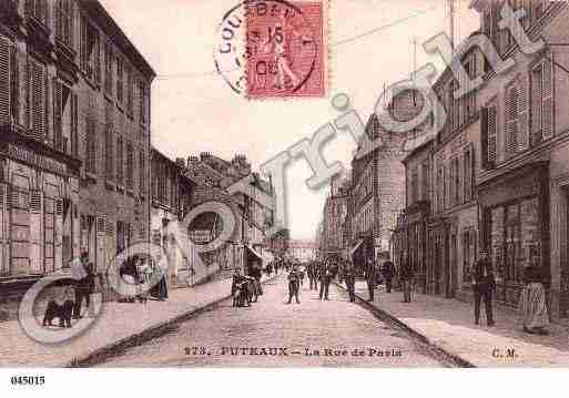 Ville de PUTEAUX, carte postale ancienne