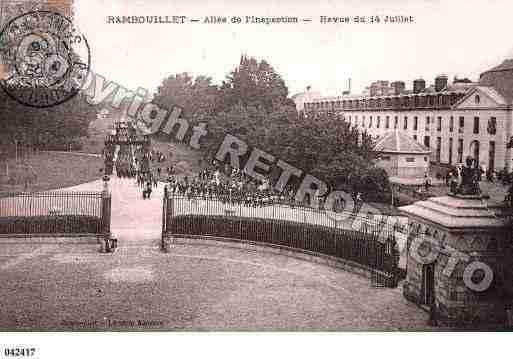 Ville de RAMBOUILLET, carte postale ancienne