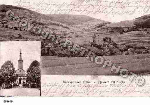 Ville de RANRUPT, carte postale ancienne