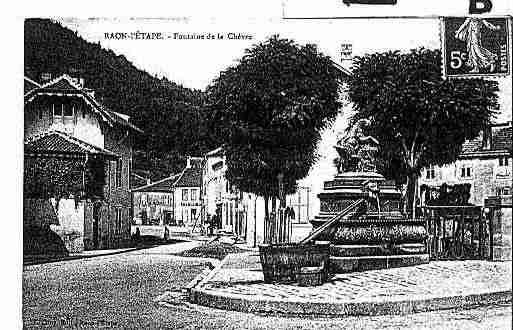 Ville de RAONL'ETAPE, carte postale ancienne