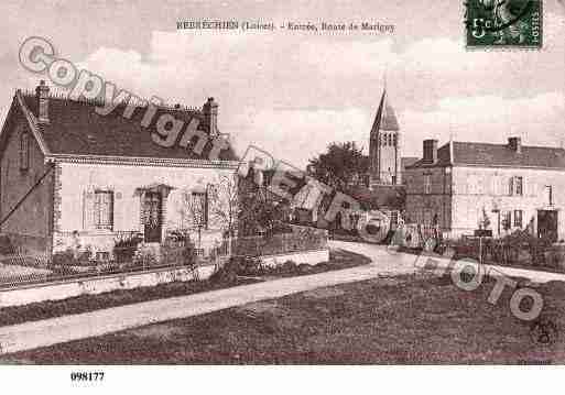 Ville de REBRECHIEN, carte postale ancienne