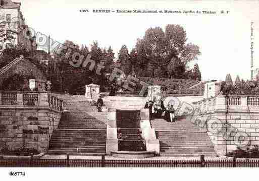 Ville de RENNES, carte postale ancienne