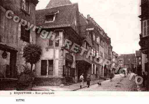 Ville de RIQUEWIHR, carte postale ancienne