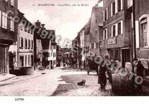 Ville de RIQUEWIHR, carte postale ancienne