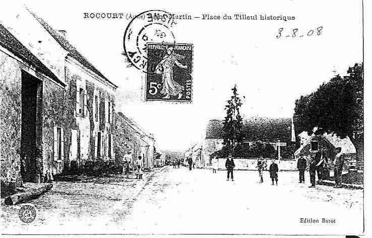 Ville de ROCOURTSTMARTIN, carte postale ancienne