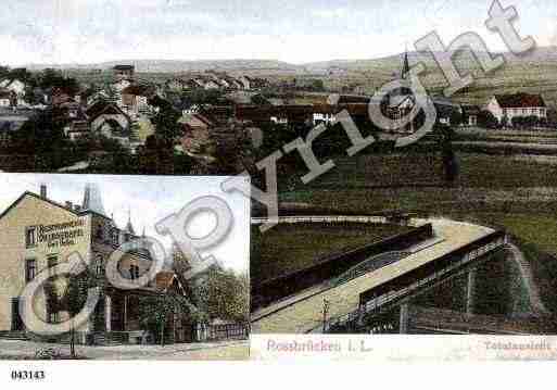 Ville de ROSBRUCK, carte postale ancienne