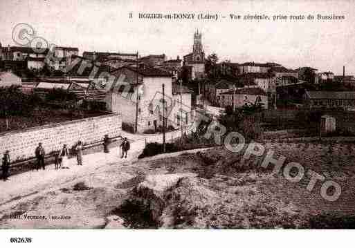 Ville de ROZIERENDONZY, carte postale ancienne