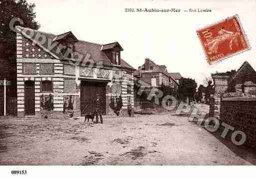 Ville de SAINTAUBINSURMER, carte postale ancienne