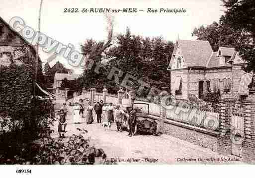 Ville de SAINTAUBINSURMER, carte postale ancienne