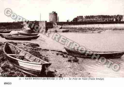 Ville de SAINTBENOITDESONDES, carte postale ancienne