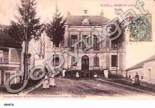 Ville de SAINTCYRSURMORIN, carte postale ancienne