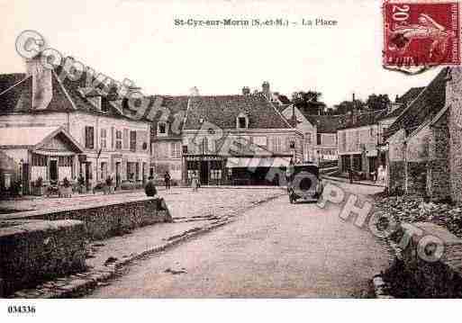 Ville de SAINTCYRSURMORIN, carte postale ancienne