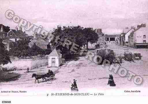 Ville de SAINTETIENNEDEMONTLUC, carte postale ancienne