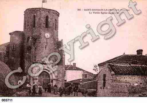 Ville de SAINTGERMAINDEPRINCAY, carte postale ancienne