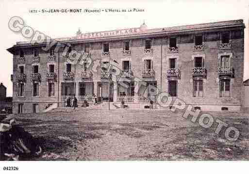 Ville de SAINTJEANDEMONTS, carte postale ancienne