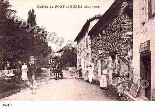 Ville de SAINTPARTHEM, carte postale ancienne