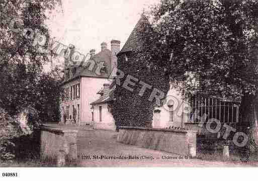 Ville de SAINTPIERRELESBOIS, carte postale ancienne