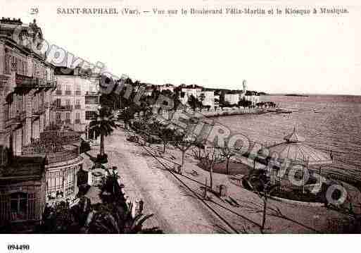 Ville de SAINTRAPHAEL, carte postale ancienne