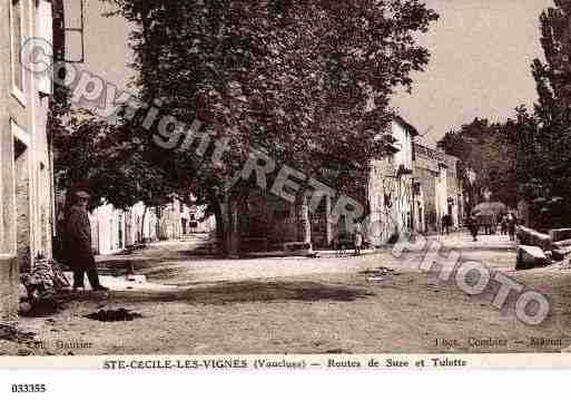 Ville de SAINTECECILELESVIGNES, carte postale ancienne