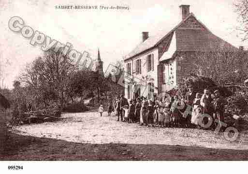 Ville de SAURETBESSERVE, carte postale ancienne