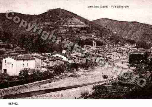 Ville de SUMENE, carte postale ancienne